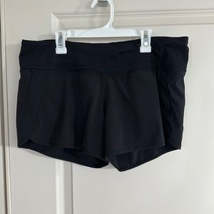 Lululemon Speed Up Shorts - size 10.